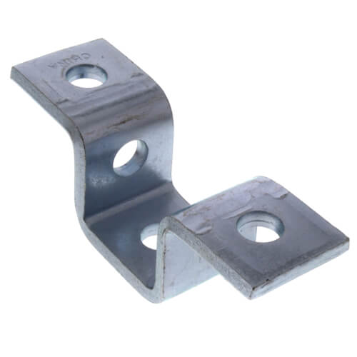 B107ZN - Cooper B-Line B107ZN - Five Hole U-Support Fitting (Zinc)