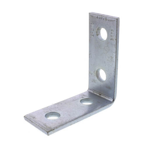 4 Hole Corner Angle Fitting, 9/16" (Zinc)