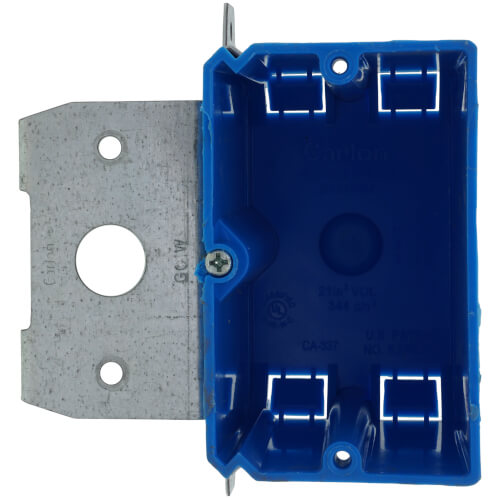 Main product image of 21 Cubic Inch 1-Gang Adjustable New Work Non-Metallic Outlet Box