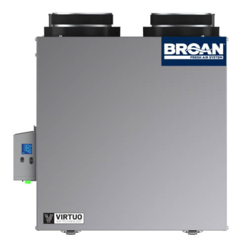 Main product image of 130 CFM AI Series Heat Recovery Ventilator w/ Top Ports (68% Efficiency)