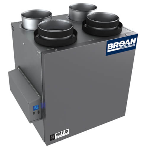 Main product image of 130 CFM AI Series Heat Recovery Ventilator w/ Top Ports (68% Efficiency)