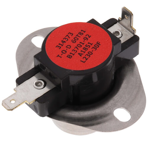B1370192 GoodmanAmana B1370192 230°F Primary Limit Switch, B1370192