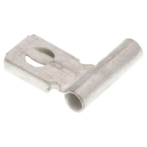 Main product image of 0.58" x 0.62" Non-Insulated 90-Degree Flag Female Disconnect, 0.250" x 0.32" Tab, 16-14 AWG