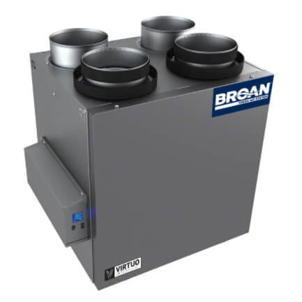 Main product image of 160 CFM AI Series Energy Recovery Ventilator w/ Top Ports (67% Efficiency)