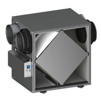 Main product image of 150 CFM AI Series Heat Recovery Ventilator w/ Side Ports (75% Efficiency)