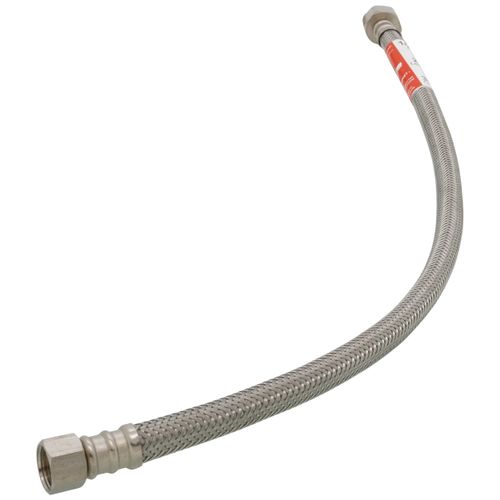 Main product image of B1F20 20" Braided Stainless Steel Hose Faucet Connector (3/8" Compression x 1/2" FIP)