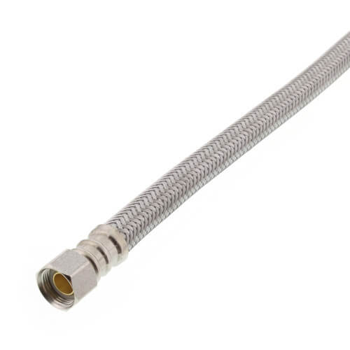 Main product image of B1F30 30" Braided Stainless Steel Hose Faucet Connector (3/8" Compression x 1/2" FIP)