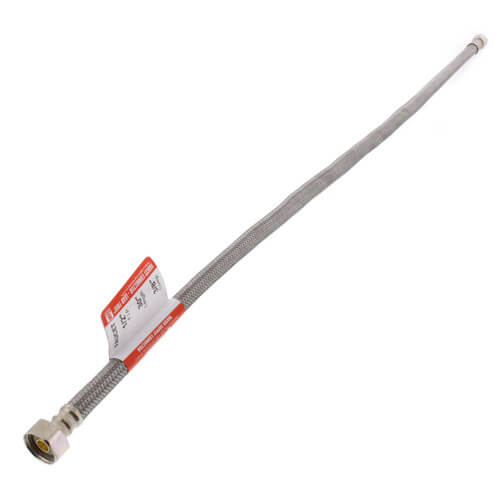 Main product image of B1F30 30" Braided Stainless Steel Hose Faucet Connector (3/8" Compression x 1/2" FIP)