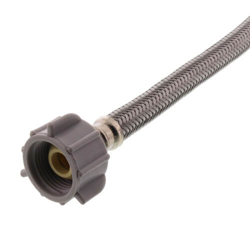 Main product image of B1T16 16" Braided Stainless Steel Hose Toilet Connector (3/8" Compression x 7/8" Ballcock)