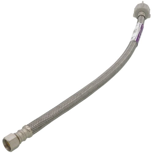 Main product image of B1T16 16" Braided Stainless Steel Hose Toilet Connector (3/8" Compression x 7/8" Ballcock)