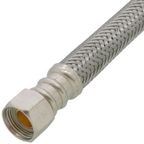 Main product image of B1T16 16" Braided Stainless Steel Hose Toilet Connector (3/8" Compression x 7/8" Ballcock)