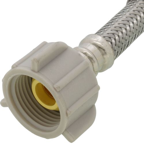 Main product image of B1T16 16" Braided Stainless Steel Hose Toilet Connector (3/8" Compression x 7/8" Ballcock)