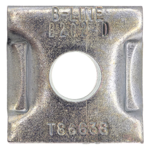 Main product image of Zinc Plated No Twist Square Washer (9/16" Hole, 1/2" Bolt)