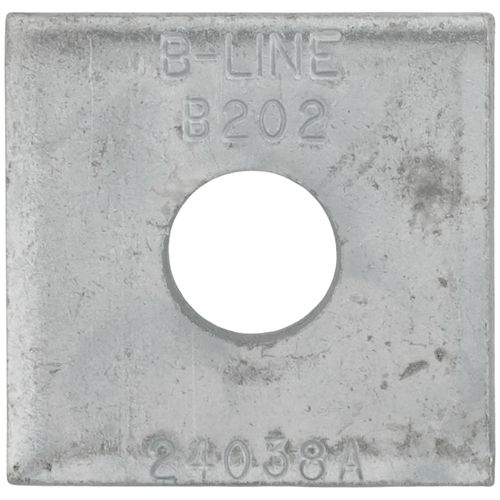 Main product image of Zinc Square Washer (9/16" Hole, 1/2" Bolt)