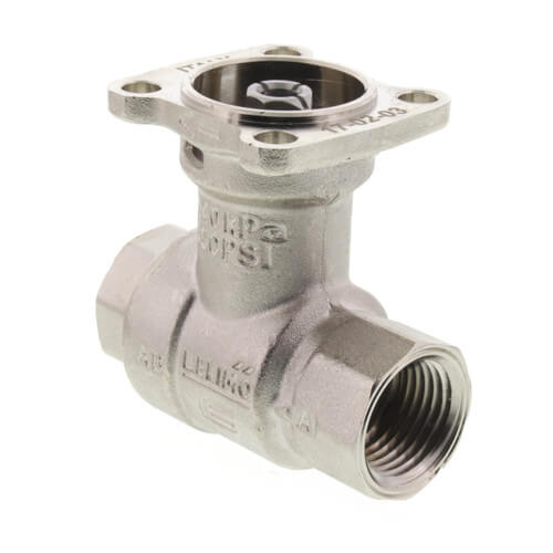 Main product image of 1/2" B2 Series, 2-Way Characterized Control Brass Valve w/ Stainless Steel Ball & Stem (4.7 Cv)
