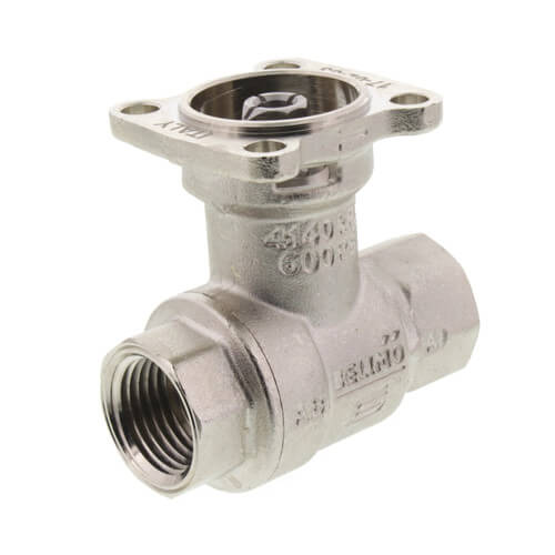 Main product image of 1/2" B2 Series, 2-Way Characterized Control Brass Valve w/ Stainless Steel Ball & Stem (4.7 Cv)