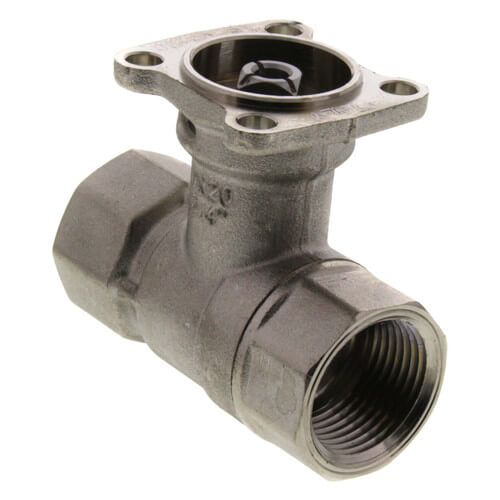 Main product image of 3/4" B2 Series, 2-Way Characterized Control Brass Valve w/ Stainless Steel Ball & Stem (10.0 Cv)