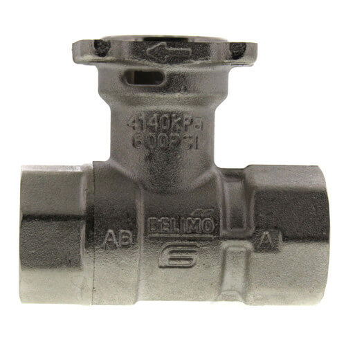 Main product image of 3/4" B2 Series, 2-Way Characterized Control Brass Valve w/ Stainless Steel Ball & Stem (10.0 Cv)
