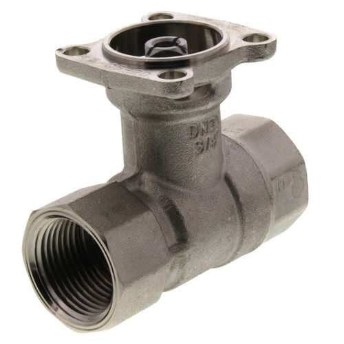 Main product image of 3/4" B2 Series, 2-Way Characterized Control Brass Valve w/ Stainless Steel Ball & Stem (10.0 Cv)