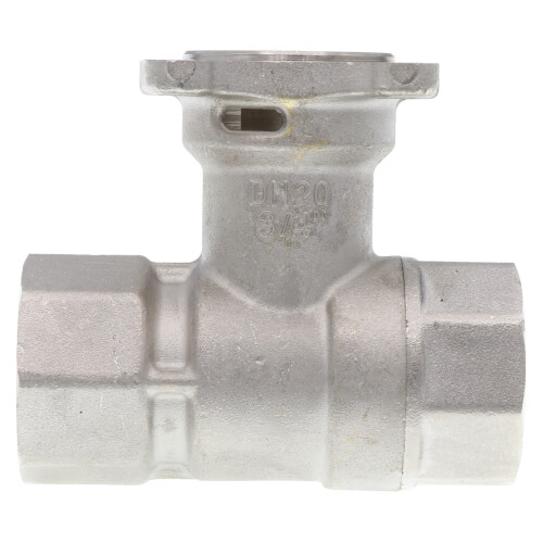 Main product image of 3/4" B2 Series, 2-Way Characterized Control Brass Valve w/ Chrome Plated Ball/Nickel Plated Stem (10.0 Cv)