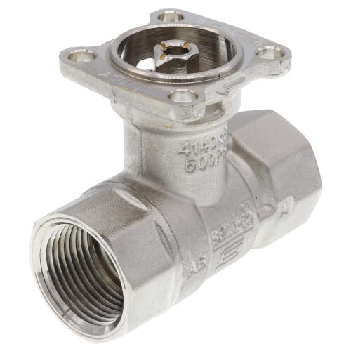 Main product image of 3/4" B2 Series, 2-Way Characterized Control Brass Valve w/ Chrome Plated Ball/Nickel Plated Stem (10.0 Cv)