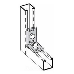 2 Hole No Twist Corner Angle, 9/16" (Zinc)