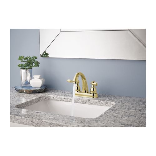 Main product image of Windemere 2 Handle Centerset Bathroom Faucet (Polished Brass), B2596LF-PB