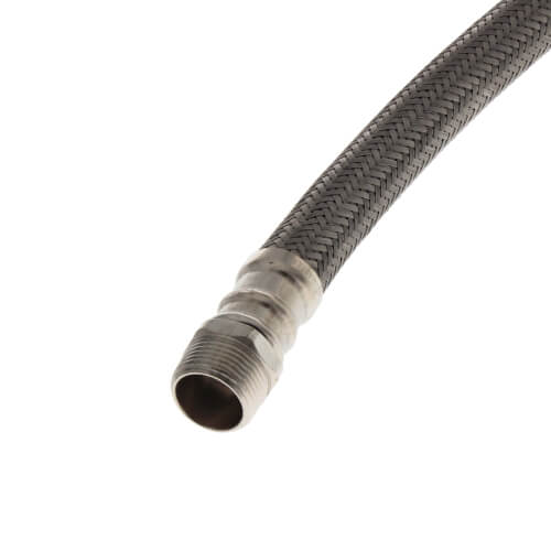 Main product image of 3/4" MIP x 3/4" Compression Coupling No-Burst Braided Hose Water Heater Connector (18" Length)
