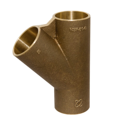 B34535L Nibco B34535L 3/4" Cast Copper DWV Wye, Lead Free (749LF)