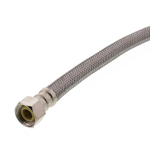 Main product image of 30" Braided Stainless Steel Hose Faucet Supply Connector (1/2" Compression x 1/2" FIP)