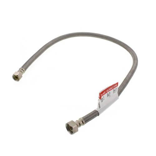 Main product image of 30" Braided Stainless Steel Hose Faucet Supply Connector (1/2" Compression x 1/2" FIP)