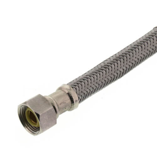Main product image of B3T09 9" Braided Stainless Steel Hose Toilet Connector (1/2" Compression x 7/8" Ballcock)