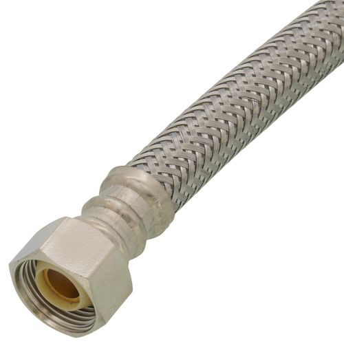 Main product image of B3T20 20" Braided Stainless Steel Hose Toilet Connector (1/2" Compression x 7/8" Ballcock)