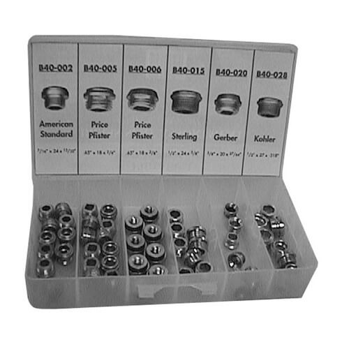 B40101 Jones Stephens B40101 60 Piece Faucet Seat Kit