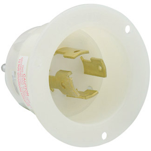 Main product image of 30A, 347/600 Vol, Flanged Inlet Locking Receptacle, Industrial Grade