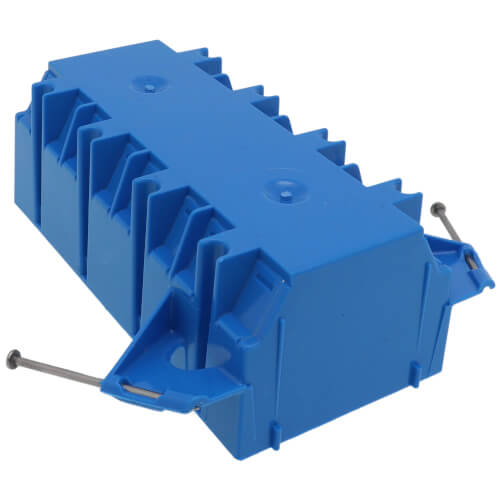 Main product image of 60 Cubic Inch 4-Gang Nail-On New Work Non-Metallic Outlet Box