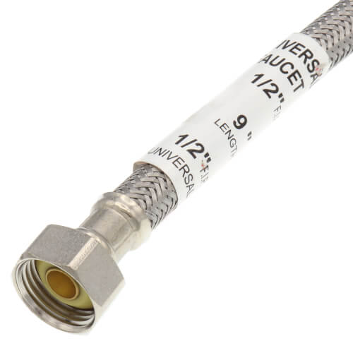 Main product image of 9" Universal Braided Hose Faucet Water Supply Connector
