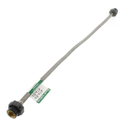 Main product image of 30" Click Seal Braided Stainless Steel Hose Faucet Connector (1/2" x 1/2" FIP)