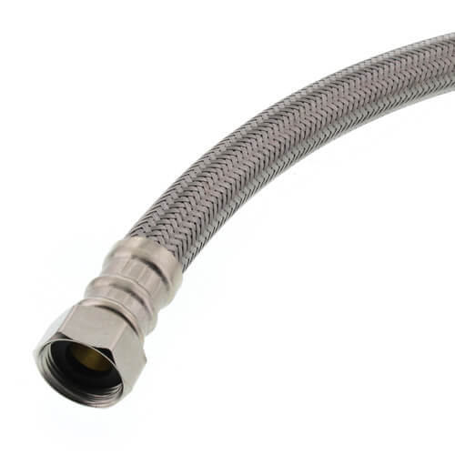 Main product image of 3/4" FIP x 3/4" Compression No-Burst Braided Hose Water Heater Connector (18" Length)