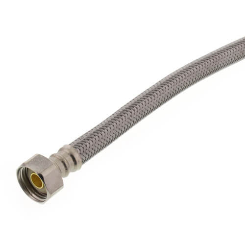 Main product image of 20" Braided Stainless Steel Toilet Supply Connector (1/2" FIP x 7/8" Ballcock)