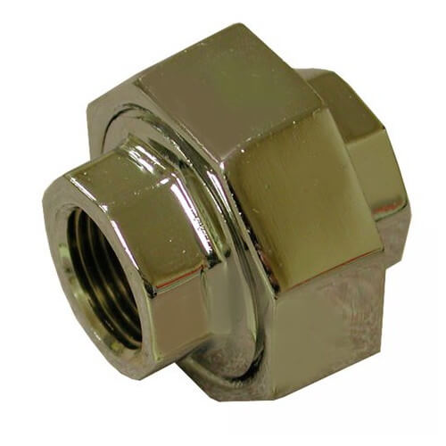 B50097LF Jones Stephens B50097LF 3/4" Chrome Plated Bronze Union (Lead Free)