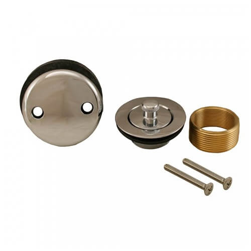 Main product image of 1-1/2" CP Friction Lift, 2-Hole Bath Waste Conversion Kit