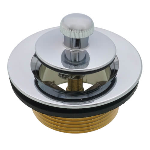 Main product image of 1-1/2" x 1-3/8" CP Lift & Turn, 1-Hole Bath Waste Conversion Kit