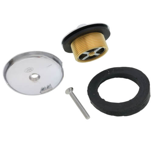 Main product image of 1-1/2" x 1-3/8" CP Lift & Turn, 1-Hole Bath Waste Conversion Kit