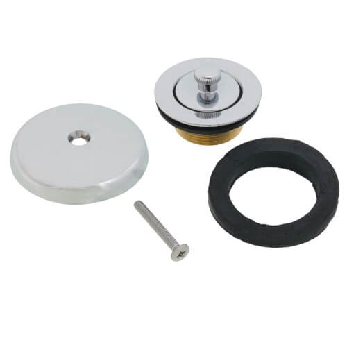Main product image of 1-1/2" x 1-3/8" CP Lift & Turn, 1-Hole Bath Waste Conversion Kit