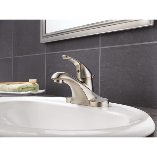 Main product image of Foundations 1 Handle Centerset Bathroom Faucet (Stainless), B510LF-SS