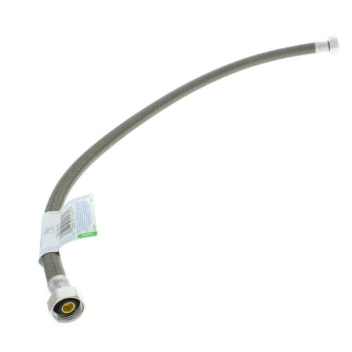 Main product image of 24" Polymer Coated Braided Hose Faucet Connector (1/2" x 1/2" FIP)