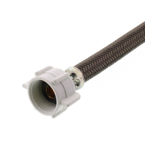 Main product image of 9" Polymer Coated Braided Toilet Adapter (1/2" FIP x 7/8" Ballcock)