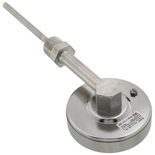 Main product image of B834, 3" Dial, Bottom Connection Bimetal Thermometer with Recal (0-Degree (F) to 200-Degree (F) & -20-Degree (C) to 95-Degree (C))