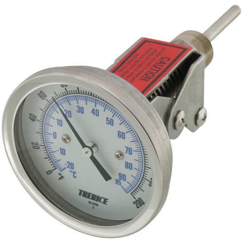 Main product image of B836, 3" Dial, 2-1/2" Adjustable Angle Bimetal Thermometer with Recal (0-Degree (F) to 200-Degree (F) & -20-Degree (C) to 95-Degree (C))